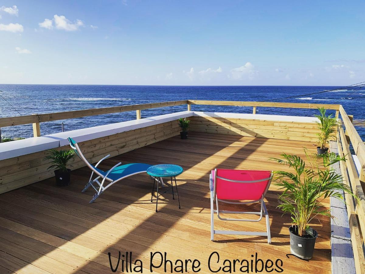 Villa Phare Caraibes Guadeloupe - Rooftop Jacuzzi & Ocean View ル・ムル エクステリア 写真